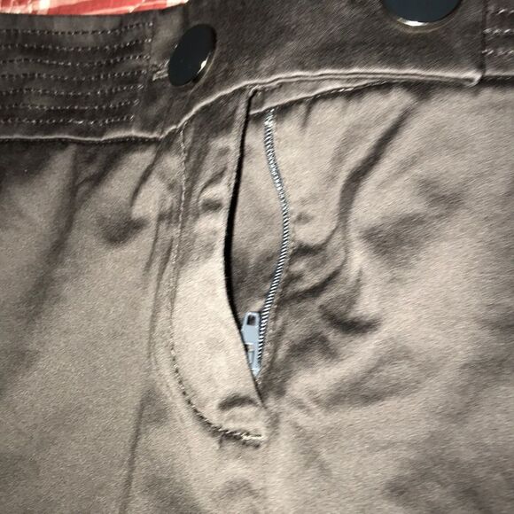 J crew professional career pencil grey sleek skirt front pocket office outfit - Picture 4 of 9